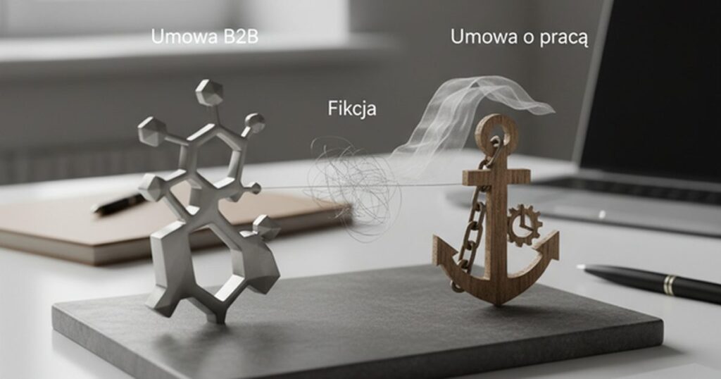 Umowa B2B a umowa o pracę - różnice i kiedy to fikcja